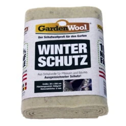 Winterschutzmatte Naturweiss, Faserlänge: Ø45 Mm, 100 % Schafwolle -Gartenprodukte 0910250237 Winterschutzmatte naturweiss 30x200cm 55323