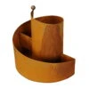 Kräuterspirale Aus Metall Mit Edelrost, Ca. 37 X 37 Cm -Gartenprodukte 0910301342 Kraeuterspirale rost 37x37cm Eisen 75229