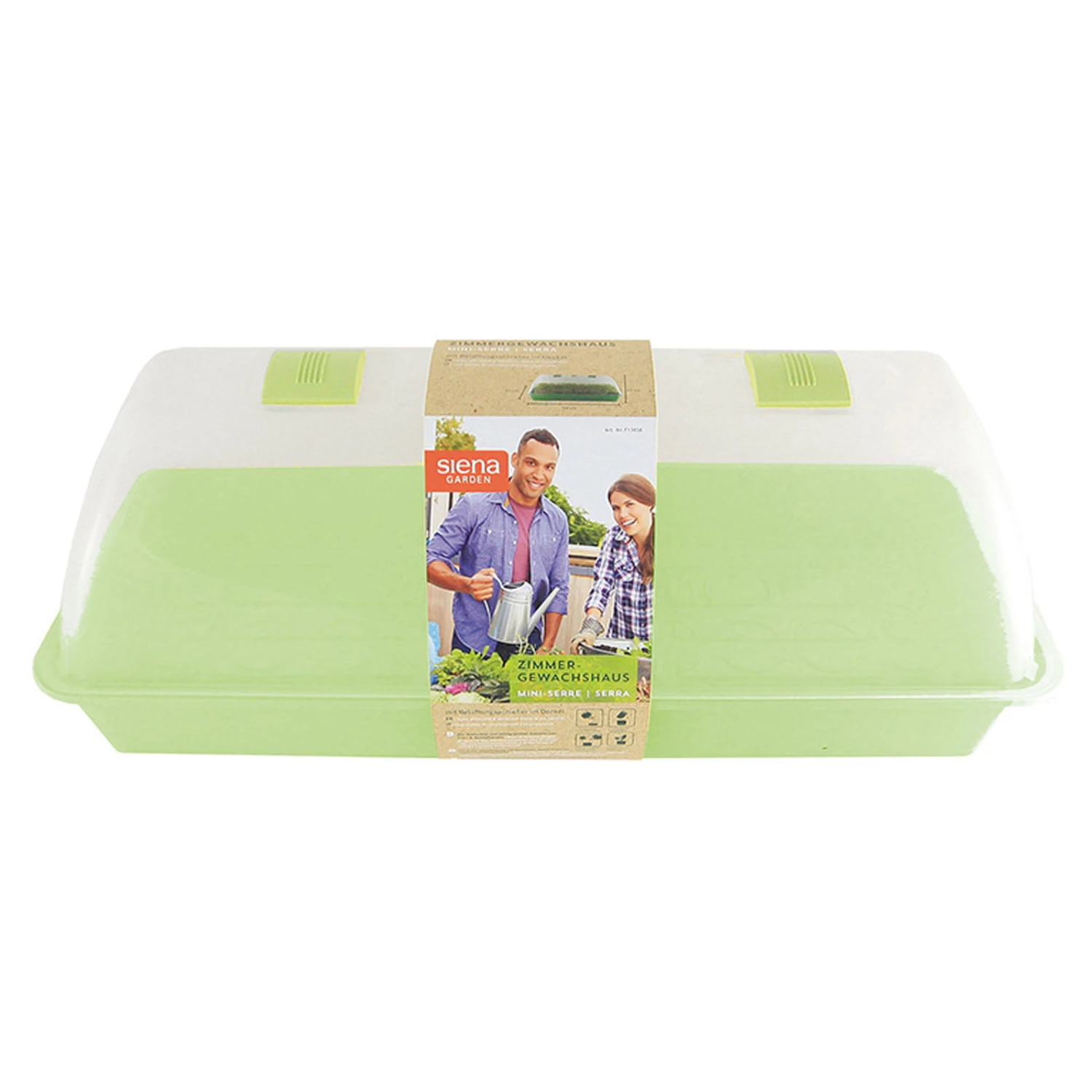 Zimmer-Gewächshaus Maxi-Grow, Pastellgrün, Kunststoff, 54 X 20 X 21,5 Cm 3 Zimmer-Gewächshaus Maxi-Grow, Pastellgrün, Kunststoff, 54 X 20 X 21,5 Cm