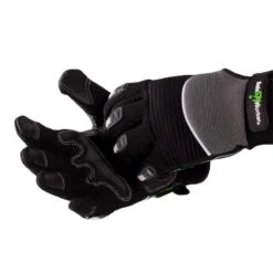 Kölle Arbeitshandschuhe "Esko" Gr. 10, Schwarz, Mit Fingerschutz -Gartenprodukte 0910703029 Koelle Arbeitshandschuh Esko Gr10 schwarz mit Fingerschutz 4 16791