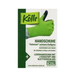 Kölle Arbeitshandschuhe "Salomon" Schwarz/hellgrau -Gartenprodukte 0910703033 Koelle Arbeitshandschuh Salomon Gr08 schwarz hellgrau 4 16807