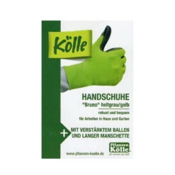 Kölle Arbeitshandschuhe "Bruno" Gr. 10, Hellgrau/gelb -Gartenprodukte 0910703042 Koelle Arbeitshandschuh Bruno Gr10 hellgraugelb 4 16844