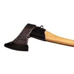 Krumpholz Forstaxt Mit Zubehör, Kopfgewicht 1600 G -Gartenprodukte 0920100933 Forstaxt klar lackiert mit Eschenstiel 80 cm Stiel Lederschneidschutz zoom 117931