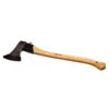 Krumpholz Forstaxt Mit Zubehör, Kopfgewicht 1600 G -Gartenprodukte 0920100933 Forstaxt klar lackiert mit Eschenstiel 80 cm Stiel Lederschneidschutz 115434