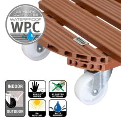 Multi Roller WPC, 150 Kg Tragkraft, Ca. 39 X 39 X 11 Cm 10 Multi Roller WPC, 150 Kg Tragkraft, Ca. 39 X 39 X 11 Cm -Gartenprodukte 0920600467 multi roller wpc terracotta 5 116651