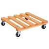 Multi Roller, Tragkraft 120 Kg, Hellbraun, Ca. 10 X 38 X 38 Cm -Gartenprodukte 0920600514multi roller kiefer kastanie 2 116714