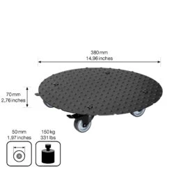 Pflanzenroller 'Alaska', Tragkraft 150 Kg, Anthrazit, Alu, 7 X 38 X 38 Cm 13 Pflanzenroller 'Alaska', Tragkraft 150 Kg, Anthrazit, Alu, 7 X 38 X 38 Cm -Gartenprodukte 0920600519 pflanzenroller alaska 4 116736