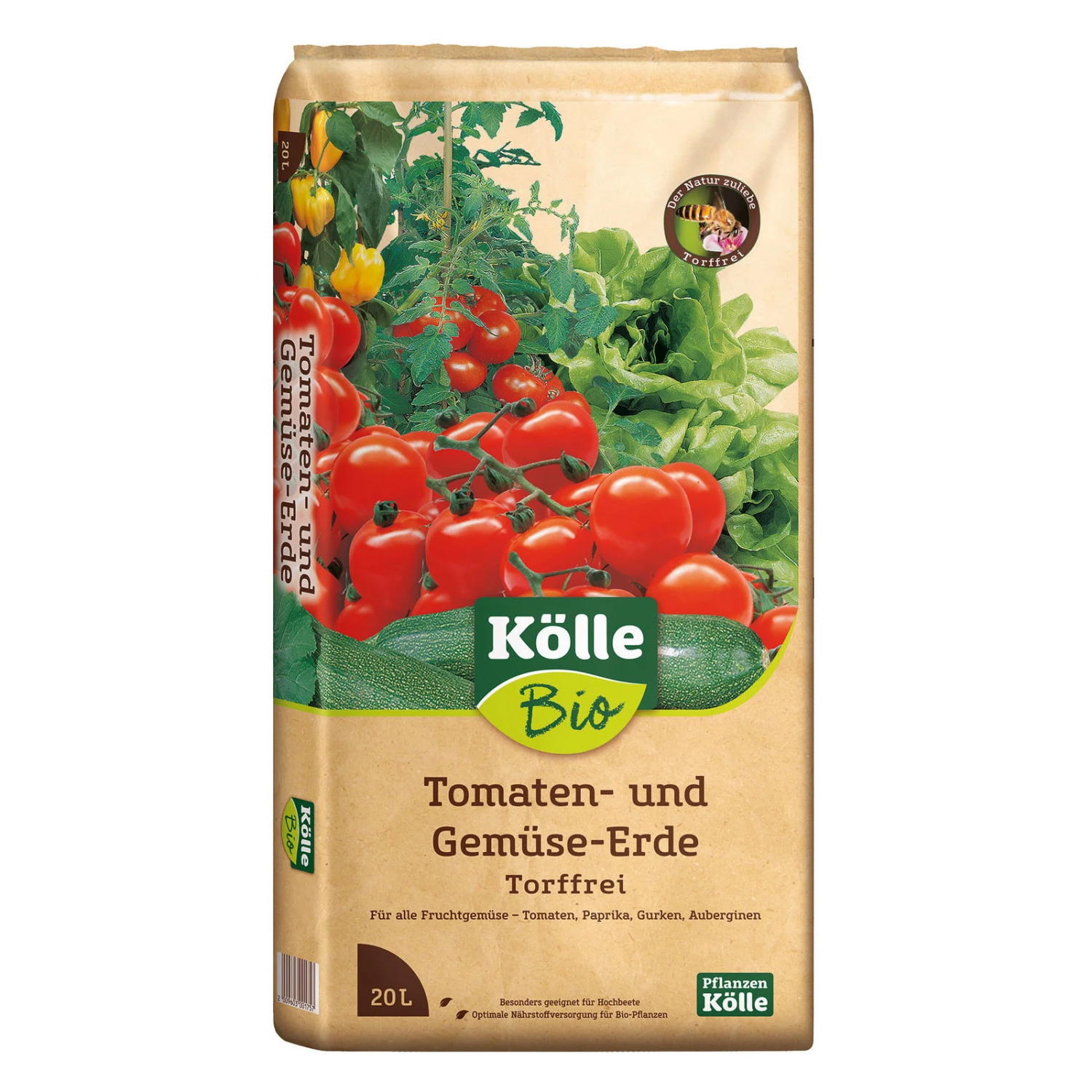 Tomaten- Und Gemüseerde Torffrei, 780l , 39 Sack á 20 L 4 Tomaten- Und Gemüseerde Torffrei, 780l , 39 Sack á 20 L – Bild 2