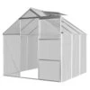 Basic Gewächshaus Mit Aluminiumrahmen, Silber -Gartenprodukte 0980200191 0980200193 Basic Gewaechshaus 103994