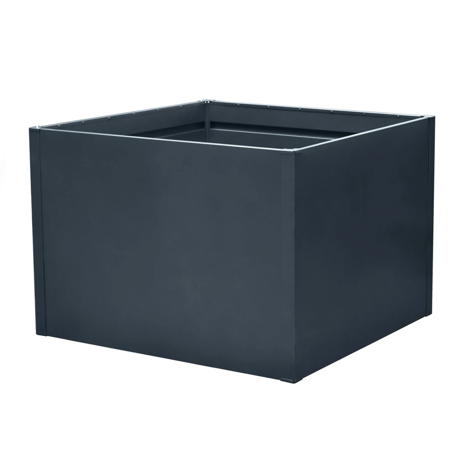 Hochbeet Mit Doppelwand, Anthrazit 3 Hochbeet Mit Doppelwand, Anthrazit