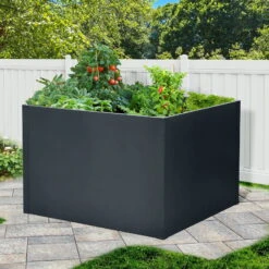 Hochbeet Mit Doppelwand, Anthrazit 7 Hochbeet Mit Doppelwand, Anthrazit -Gartenprodukte 0980250151 Hochbeet mit Doppelwand 3 94166