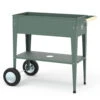 Hochbeet Urban Garden Trolley, Grün, 75 X 35 X 80 Cm -Gartenprodukte 0980250161 Urban Garden Trolley auf Raedern Oak Green 1 108092