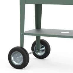 Hochbeet Urban Garden Trolley, Grün, 75 X 35 X 80 Cm -Gartenprodukte 0980250161 Urban Garden Trolley auf Raedern Oak Green 2 108097