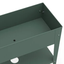 Hochbeet Urban Garden Trolley, Grün, 75 X 35 X 80 Cm -Gartenprodukte 0980250161 Urban Garden Trolley auf Raedern Oak Green 4 108095