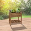 Kiefer-Hochbeet 'Emma' Inkl. Wurzeltuch, FSC®-Holz, Ca. 78 X 40 X 78 Cm -Gartenprodukte 0980250194 Hochbeet Emma 78x40x78cm inkl Wurzeltuch 121850