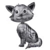 Kölle Gartenfigur Katze Felix, Silber, 41 X 30 X 11 Cm -Gartenprodukte 0980305942 koelle katze felix silber 41x30x11 cm 68858