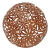 Eisen-Kugel 'Blüte', Rost, Ø 18,5 Cm -Gartenprodukte 0980306559 Kugel Bluete rost 109989