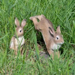 Hase Sitzend, Braun, 11,2 X 9 X 23,9 Cm