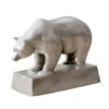 Börsenbär Klein Mit Sockel, Silber, Bronze, H 16 X 15 X 7 Cm -Gartenprodukte 0980306661 Boersen Baer klein mit Sockel Silber Patina 110856