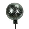Gartenstecker Gals-Kugel, Grün-silber, Höhe Ca. 115 X Ø 19 Cm -Gartenprodukte 0980404422 Kugel a Stab gruen silber H19cm 115cm Stab Glas1 118967