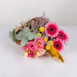 Gemischter Blumenbund 'Glücksrausch' Inkl. Gratis Grußkarte -Gartenprodukte 1025700004 DIY Mixbund Gluecksrausch Gerbera Lisi Euka Statice Crasp Fluffy 1 94527