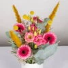 Gemischter Blumenbund 'Glücksrausch' Inkl. Gratis Grußkarte -Gartenprodukte 1025700004 DIY Mixbund Gluecksrausch Gerbera Lisi Euka Statice Crasp Fluffy 2 d 100171