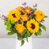 Gemischter Blumenbund 'Sommergruß' Inkl. Gratis Grußkarte -Gartenprodukte 1025700005 DIY Mixbund Sommergruss Helianthus Rose Santini Statice 2 d 100172