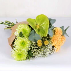 Gemischter Blumenbund 'Grüne Schönheit' Inkl. Gratis Grußkarte -Gartenprodukte 1025700013 DIY Mixbund Gruene Schoenheit Nelke Zembla Crasp Euka Gypso Stat Anth 2 94426