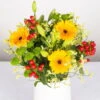 Gemischter Blumenbund 'Sonnentag' Inkl. Gratis Grußkarte -Gartenprodukte 1025700015 DIY Mixbund Sonnentag Germini Hypericum Statice Lilie Santini 2 d 100182