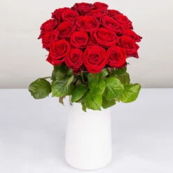 Blumenbund Mit Rosen 'Red Naomi', 20er-Bund, Rot, Inkl. Gratis Grußkarte -Gartenprodukte 1045500004 Rose Red Naomi 20er Bund 60cm 2 85337