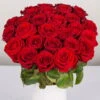 Blumenbund Mit Rosen 'Red Naomi', 25er-Bund, Rot, Inkl. Gratis Grußkarte -Gartenprodukte 1045500005 Rose Red Naomi 25er Bund 60cm 2 1 d 100190