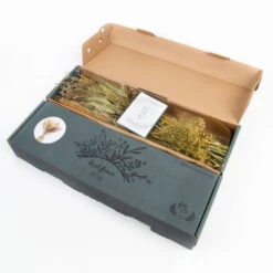 Trockenblumen DIY-Set, Natur, Länge Ca. 60 Cm -Gartenprodukte 1055300013 Trockenblumen DIY Box natur gemischt WS 2 95064