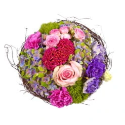 Blumenstrauß 'Sommertanz' Inkl. Gratis Grußkarte -Gartenprodukte 1110600037 Sommertanz D25cm 2 5589
