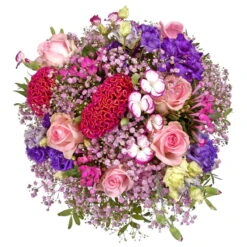 Blumenstrauß 'Blütenzauber' Inkl. Gratis Grußkarte -Gartenprodukte 1110600039 Bluetenzauber D35cm 2 5583
