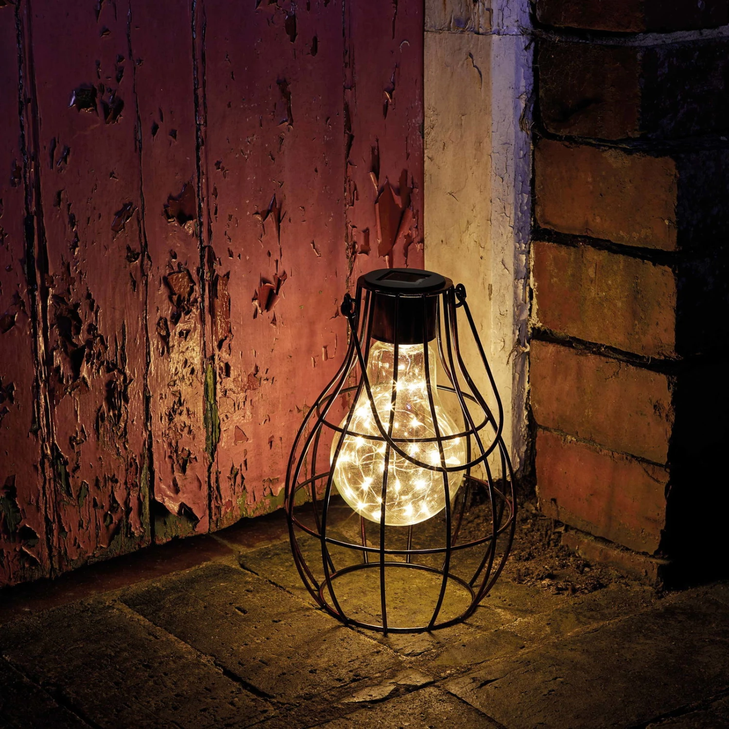 Solar-Laterne „Eureka! Glühwürmchen“ Aus Metall/Glas, Large 3 Solar-Laterne „Eureka! Glühwürmchen“ Aus Metall/Glas, Large