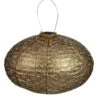 Solarlaterne 'Oval 40', Gold, Ø 40 X 27 Cm -Gartenprodukte 2950100683 Oval 40 105826