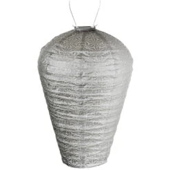 Solarlaterne 'Balloon XL', Helltaupe, Ø 35 X 50 Cm -Gartenprodukte 2950100686 Balloon XL 105828