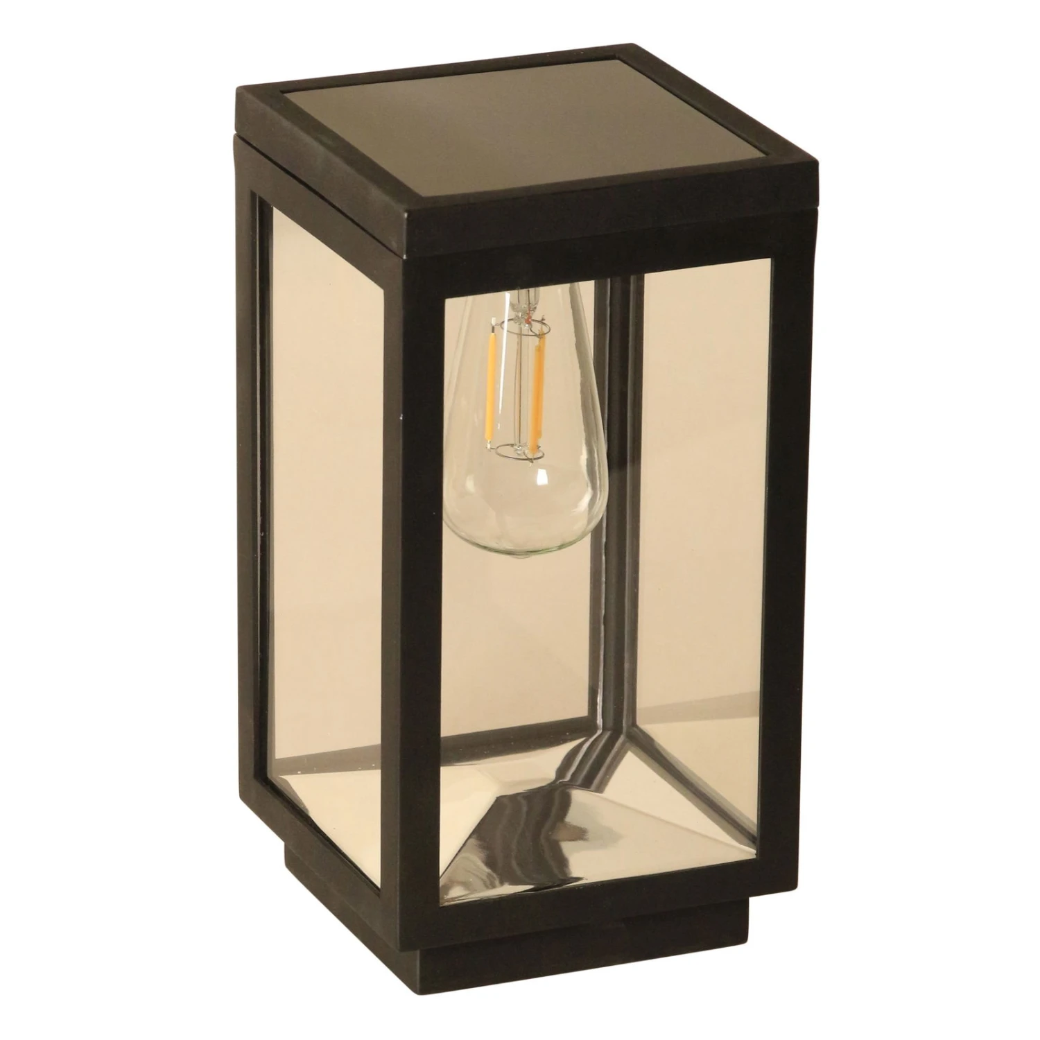 Solar-Tischleuchte 'Amsterdam', Schwarz, Ø 12 X H 22 Cm 5 Solar-Tischleuchte 'Amsterdam', Schwarz, Ø 12 X H 22 Cm – Bild 3