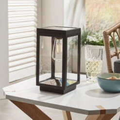 Solar-Tischleuchte 'Amsterdam', Schwarz, Ø 12 X H 22 Cm 9 Solar-Tischleuchte 'Amsterdam', Schwarz, Ø 12 X H 22 Cm -Gartenprodukte 2950100715 Solar Kunststoff Tischleuchte Amsterdam 2 120467