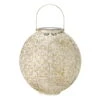 Solarlaterne Damast, Creme, Ø 18 Cm -Gartenprodukte 2950100723 Solarlaterne Damast klein warmweiss Creme D18cm 1 118832