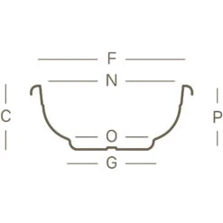 Euro 3 Plast Pflanzschale Olimpo Terra 5 Euro 3 Plast Pflanzschale Olimpo Terra -Gartenprodukte 3210100220 Pflanzschale Olimpo technische Zeichnung 111236 2