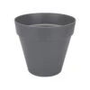 Elho Pflanzgefäß Loft Urban Round, Anthrazit -Gartenprodukte 3210102613 Pflanzgef Loft Urban round D30 x H26 cm anthra Erdvol. 9 6 Ltr. 70789 502879 1 16435