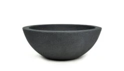 Pflanzschale "Leila" Rund, Anthrazit, Ø Ca. 52 Cm, Höhe Ca. 20 Cm, Füllvolumen 24 L