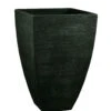 Pflanzgefäß "Mari" Anthrazit, In Rillenoptik, 40x40x60 Cm, Füllvol. 63 L -Gartenprodukte 3210103168 Pflanzgefae Rillenoptik quadratisch Mari anthrazit 40x40xH60cm 63Ltr 24027