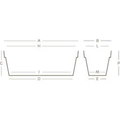 Euro 3 Plast Pflanzkübel Mitu Pac Mit Loch, Anthrazit -Gartenprodukte 3210103183 Pflanzkuebel Pflanzkasten Mitu Pac technische Zeichnung 111243