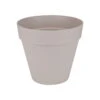 Elho Pflanzgefäß Loft Urban Round, Warm Grey -Gartenprodukte 3210103233 Pflanzgefaess LoftUrban round 40 Rollen warmgrey D39xH35 2cm 24l 39302