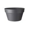 Elho Pflanzschale Loft Urban 35 Anthrazit Ø Ca. 35x H 20,2 Cm, Erdvol. 13 L -Gartenprodukte 3210103239 Pflanzschale LoftUrban 35 anthrazit D35xH20 2cm 13l 39307
