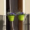 Balkon-Hängetopf Be Up Duo Mit Wasserreservoir, Apfelgrün, 25 Cm, Erdvol. 8 L -Gartenprodukte 3210103542 Balkon Haengetopf Be Up Duo mitWassereinsatz apfelgruen 25cm 8L 46801