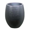 Pflanzgefäß Graphit Egg, Anthrazit, Wasserdicht, Robust -Gartenprodukte 3210103698 Pflanzgefaess Graphit Egg anthrazit D50xH60cm 53Ltr 62071