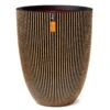 Pflanzvase 'Groove', Gold, Ø 43 X H 41 Cm -Gartenprodukte 3210104117 pflanzvase groove 116907